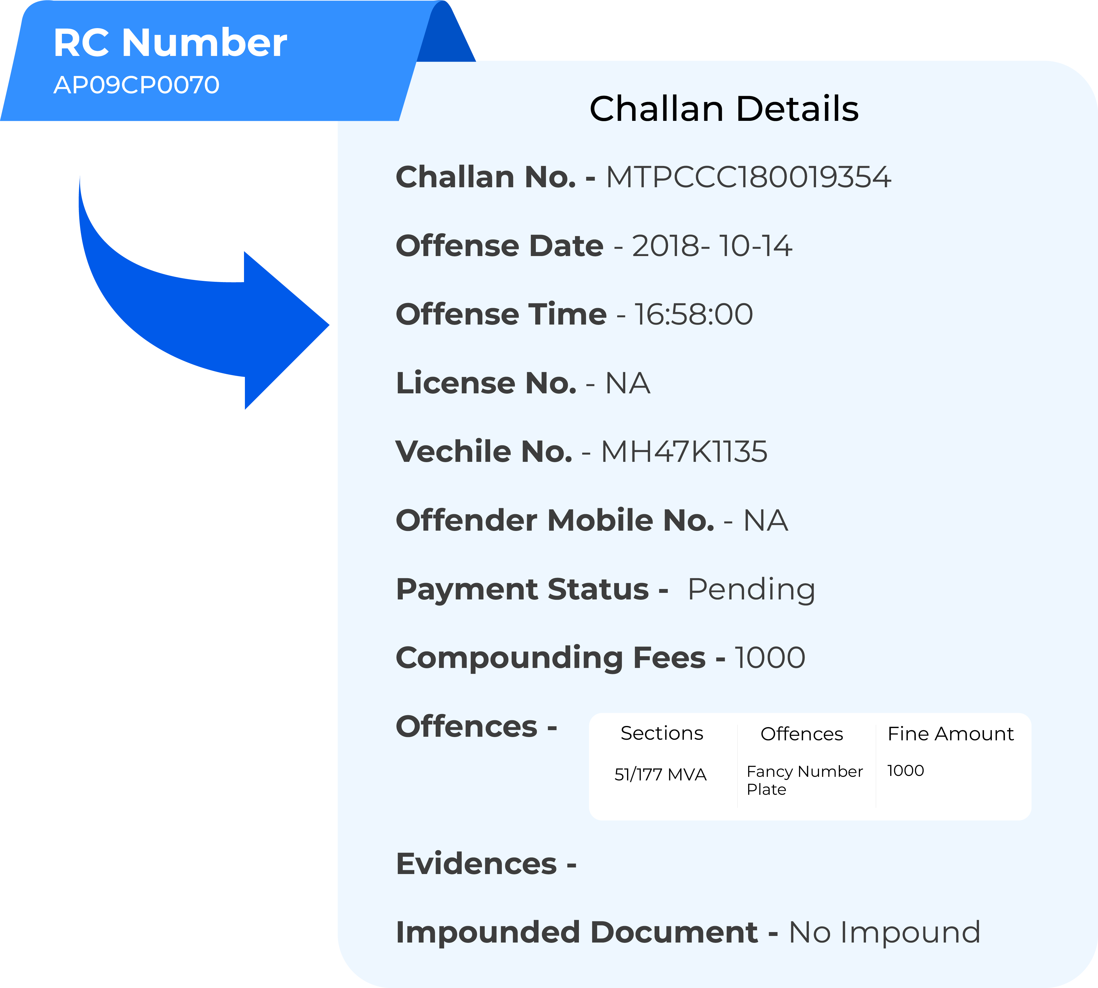 Vehicle Challan Check Api Digital Identity Verification Platform